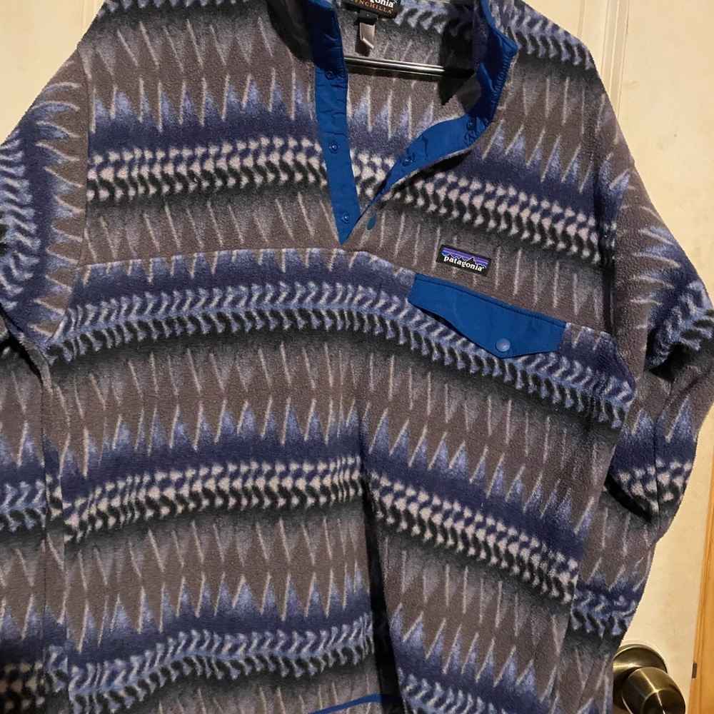 Rare Patagonia synchilla laughing waters pullover